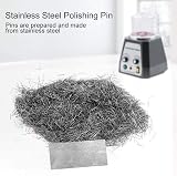Brrnoo 100g Stainless Steel Polishing Pins Kit 0.2-0.5mm Magnetic Tumbler Glass view 6