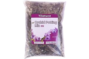 Yilotuce Organic Natural Orchid Potting Mix, Great for Phalaenopsis of All Kinds, 2 Quart Made with Pine Bark, Horticultural 