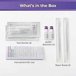 INDICAID COVID-19 Antigen Rapid Test, 6 Tests in 3