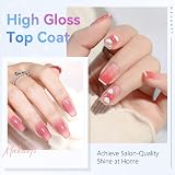 Makartt Gel Top Coat No Wipe 2x10ml Clear Shine Soak Off Cure Needed view 4