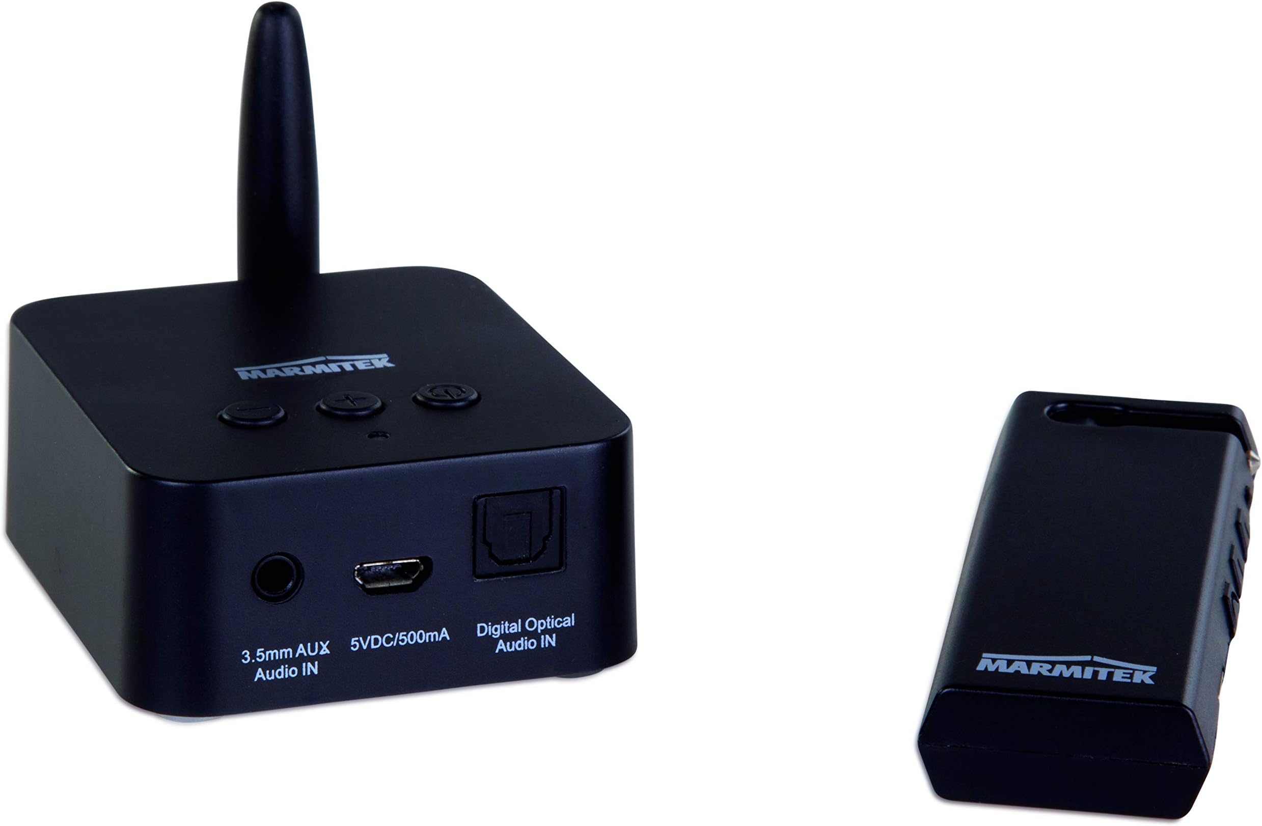 Marmitek Audio Anywhere 725 - audio transmitter - digital - wireless - stereo - toslink input - volume control - secure pairing - built-in battery - multiple receivers (up to 6) - wireless audio