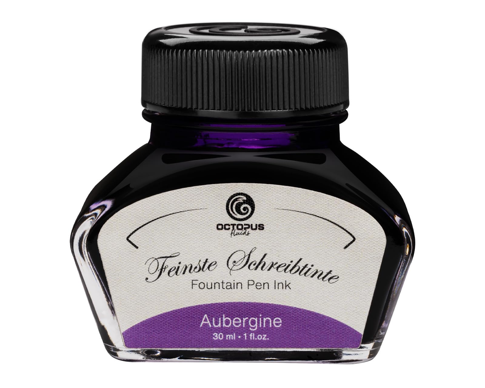 Octopus Fluids Watercolour Aubergine Ink, 30ml Bottle