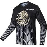 MENUTT Racing Men's Long Sleeve Off-Road Mexico Jersey Mountain Bike MTB Jersey Downhill&Motocross Shirts