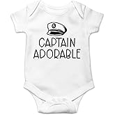 CBTwear Captain Adorable - Baby Clothes - Funny Newborn Bodysuit Outfits for Boys and Girls