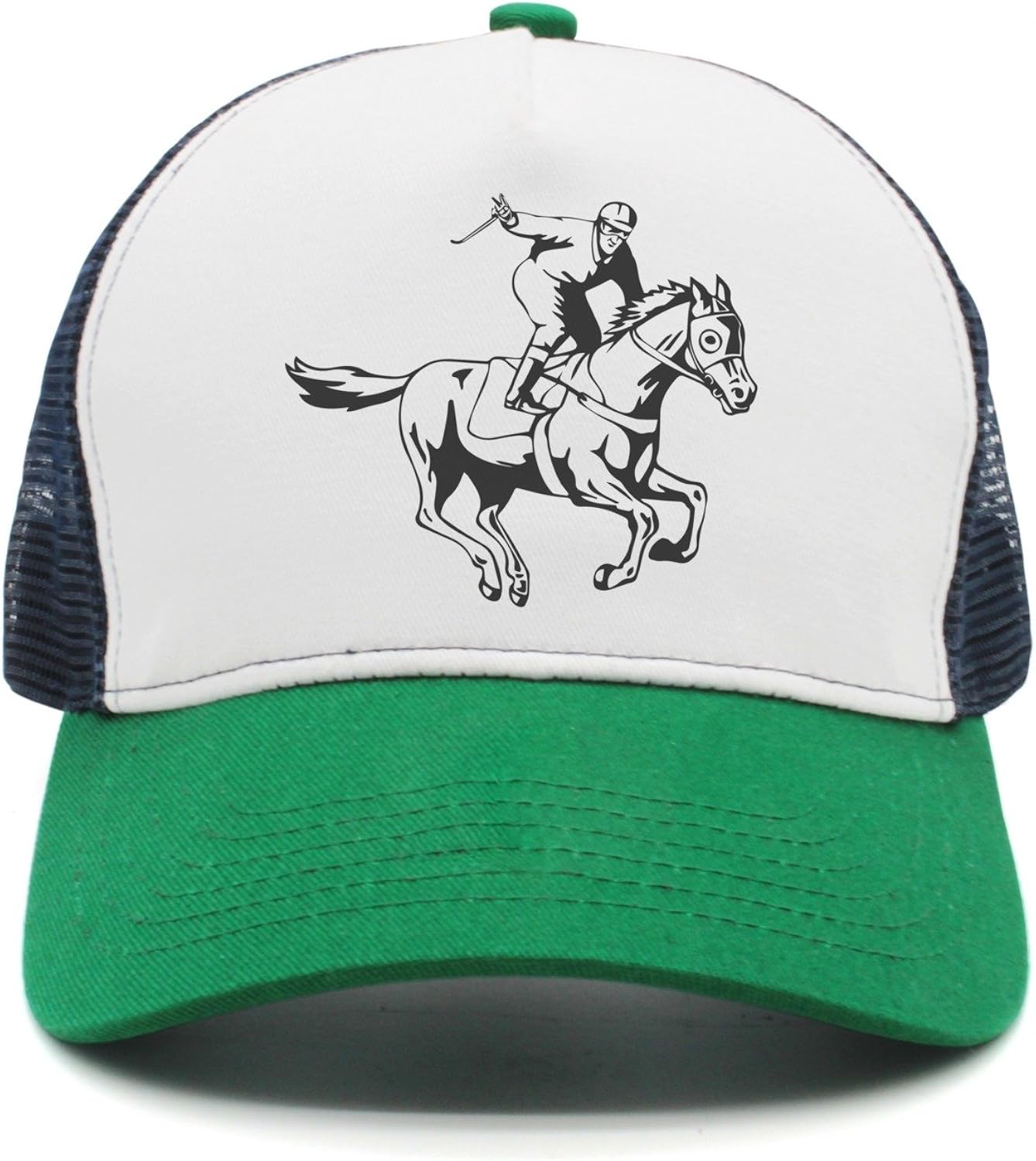 horse racing baseball caps