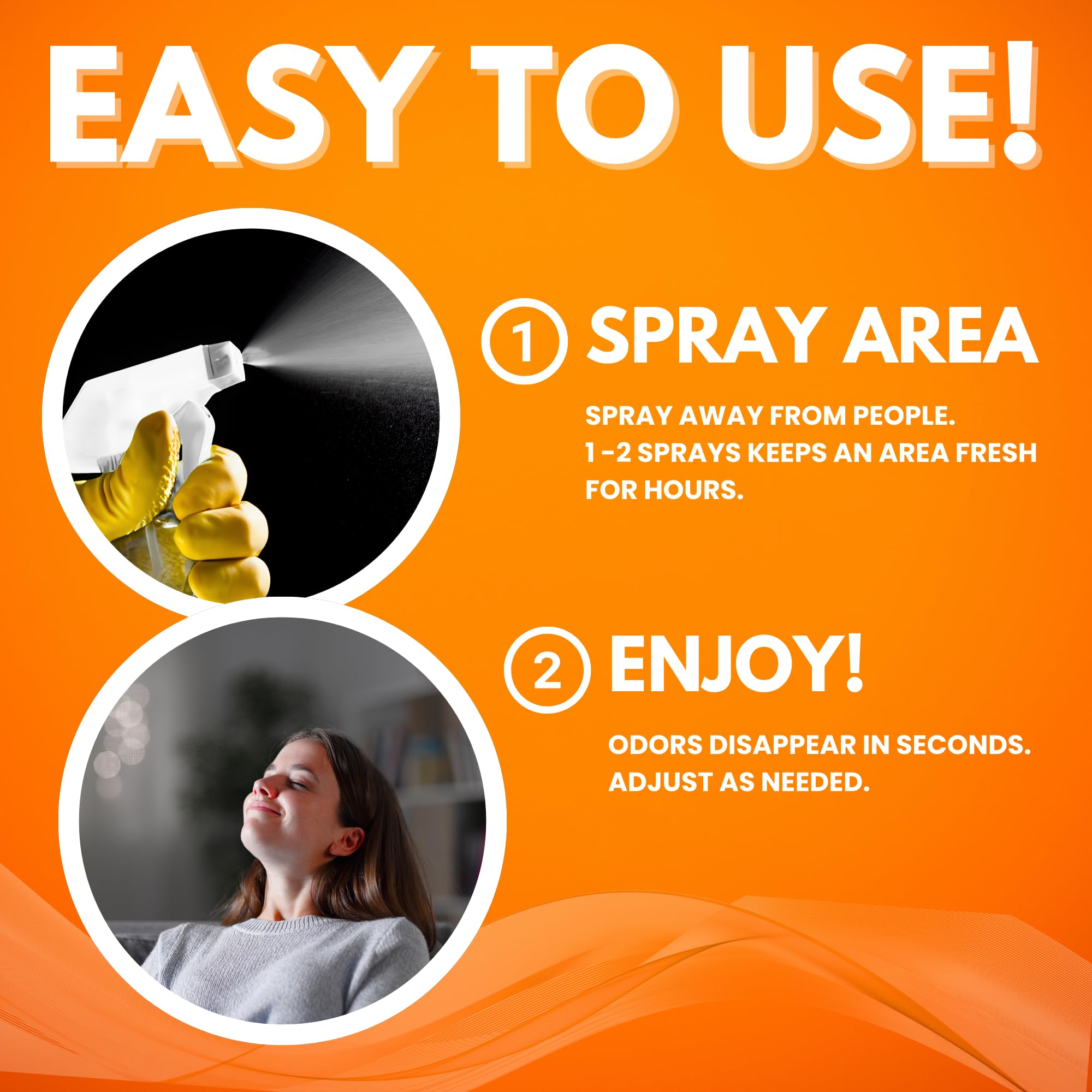 Dpnamron NI-712 Odor Eliminator, Orange, 1 Pint