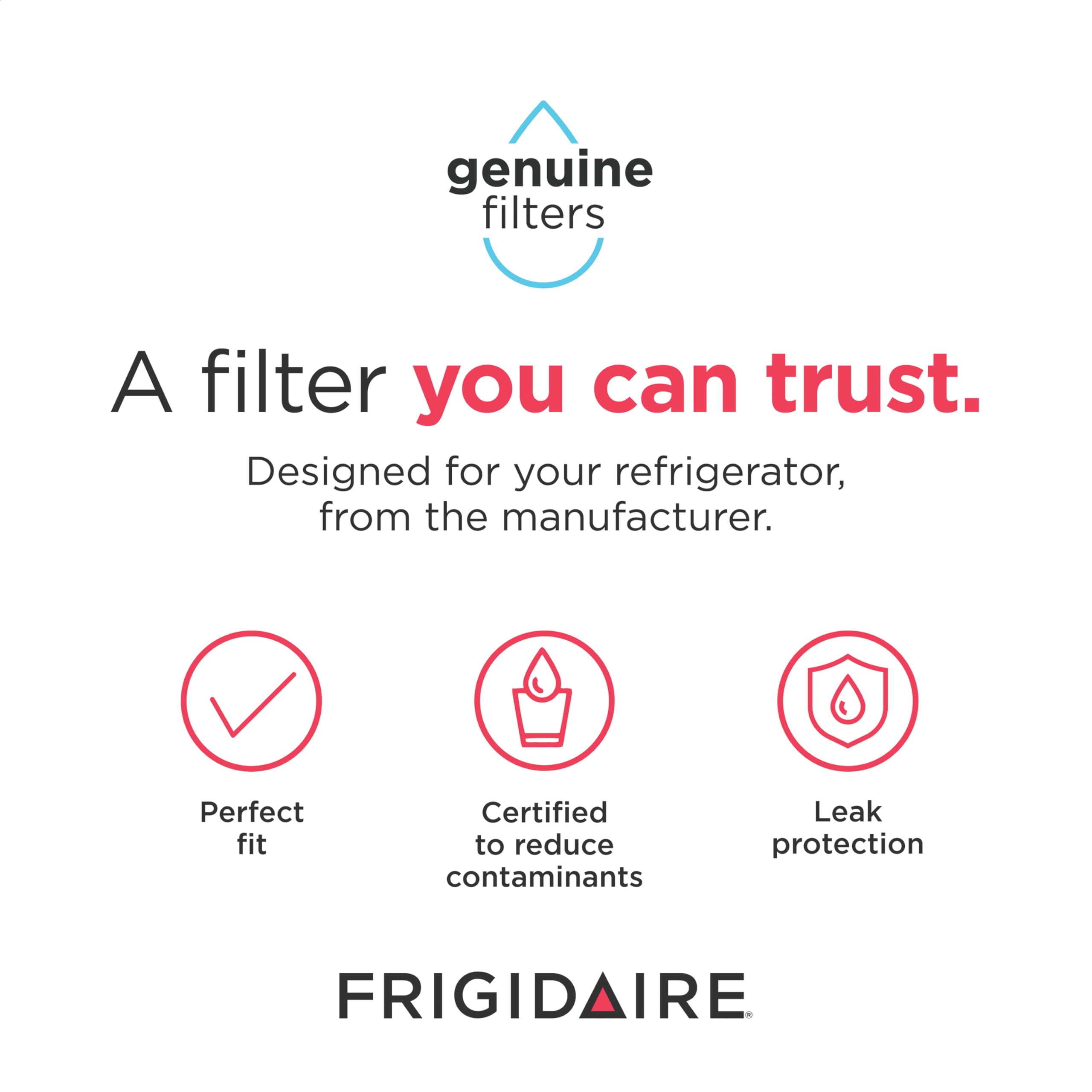 Frigidaire PurePour® PWF-1 (FPPWFU01) & PureAir® AF-2 (FRGPAAF2) Water & Air Filter Combo Kit