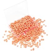 Hiswan Orange Polymer Clay Beads, 6mm Heishi Bead for Jewelry Bracelets Necklace Making 1000PCS