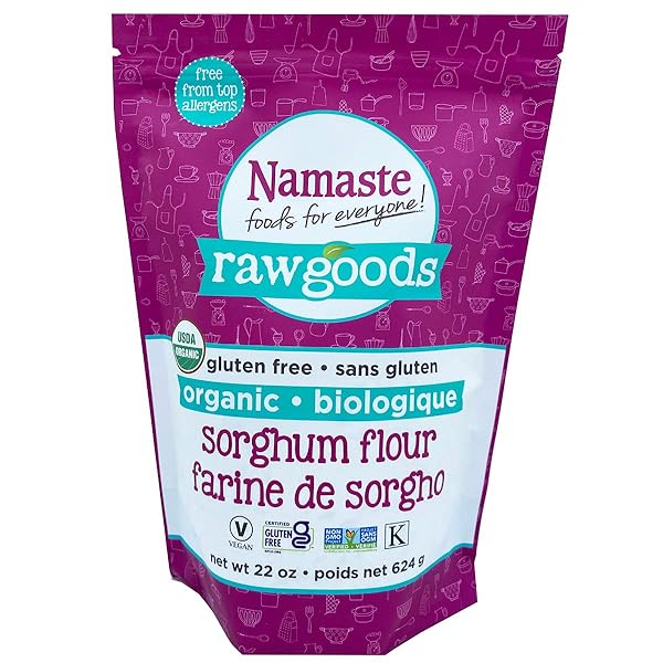 NAMASTE FOODS ORGANIC SORGHUM FLOUR GLUTEN FREE, 22...