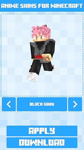 Anime Skins For Minecraft Pe Browse Hundreds Of The Best Anime Skins And Apply Your Favorite Ones To Your Minecraft Character For Free Amazon Com Appstore For Android