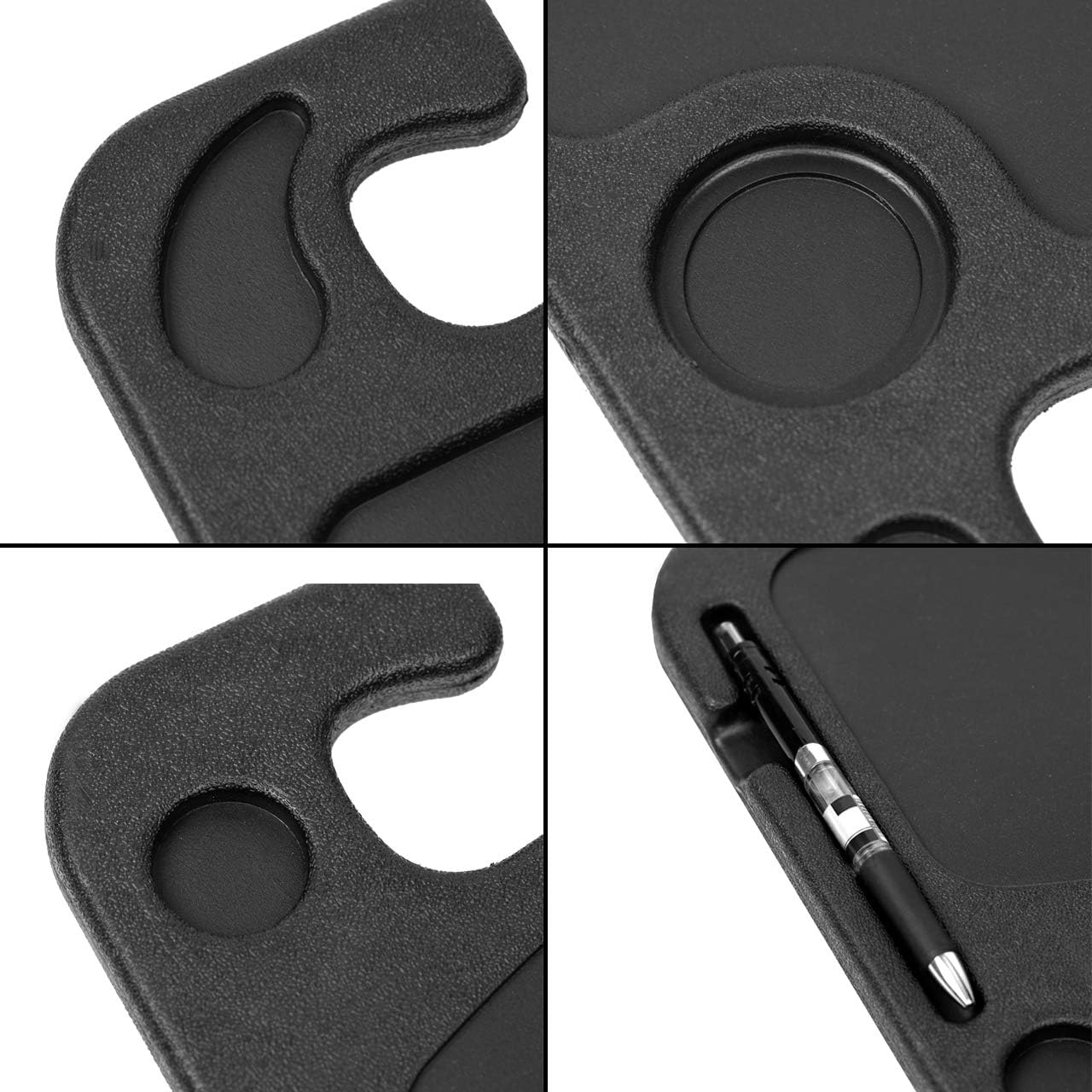 TONGXU 1Pcs Auto Steering Wheel Desk Car Laptop Eating Steering Wheel Desk Double-sided design Multifunctional Portable Dining Food Drink Table Cup Holder - Image 5