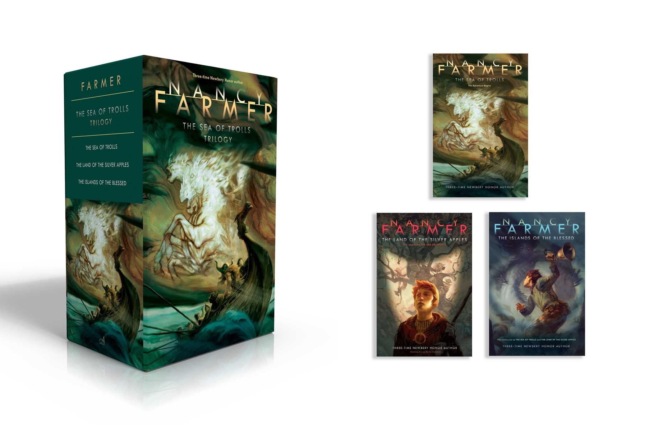 The Sea of Trolls Trilogy (Boxed Set): The Sea of Trolls; The Land of the Silver Apples; The Islands of the Blessed The Sea of Trolls Trilogy (Boxed Set): The Sea of Trolls; The Land of the Silver Apples; The Islands of the Blessed Paperback