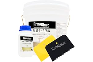 armoglaze Odorless Bathtub Refinishing Kit – Durable, Self-Leveling Epoxy for DIY Reglazing – Works on Porcelain, Fiberglass, Enamel, Acrylic, Cast Iron – 2.7kg – Made in the USA