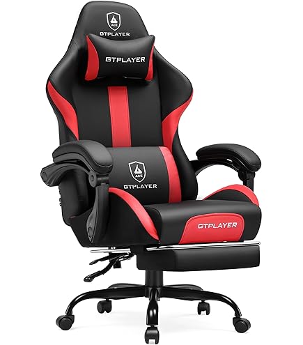 Victone 游戏椅 Amazon.com: VICTONE 電競椅競賽辦公室電腦椅電玩遊戲人體工學椅附腳踏