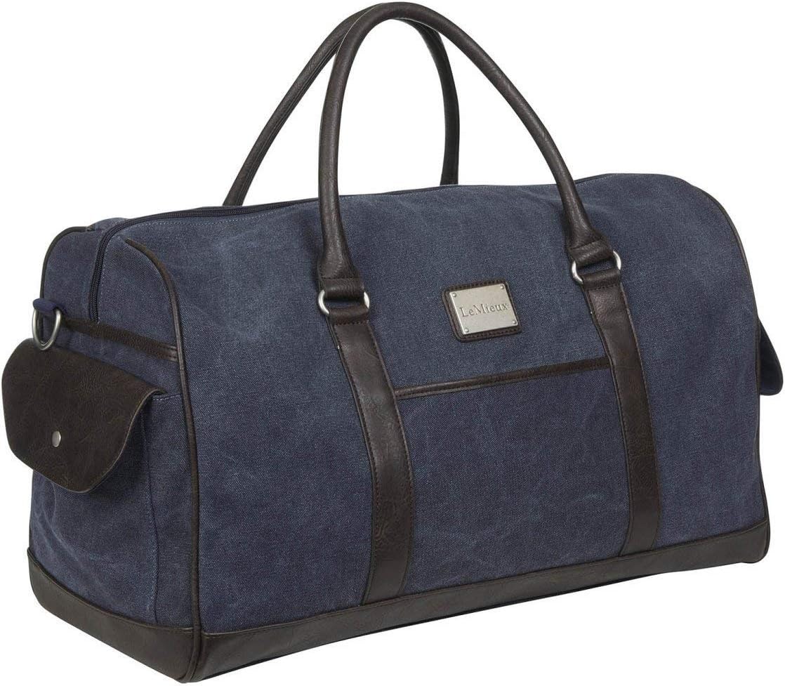 navy canvas duffle bag