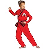 Disguise Toddlers Cobra Kai Eagle Fang Kids Costume, Official Cobra Kai Cosutme Gi With Belt and Pants