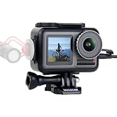 YALLSAME Frame Case for DJI Osmo Action 1 | Skeleton Housing Protective Shell Cage with Cold Shoe Mount Photography Vlog Accessories Kit for DJI Action 1