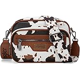 Wrangler Crossbody Bag for Women Multi Pocket Crossover Bag Shoulder Pursea with Adjustable Strap