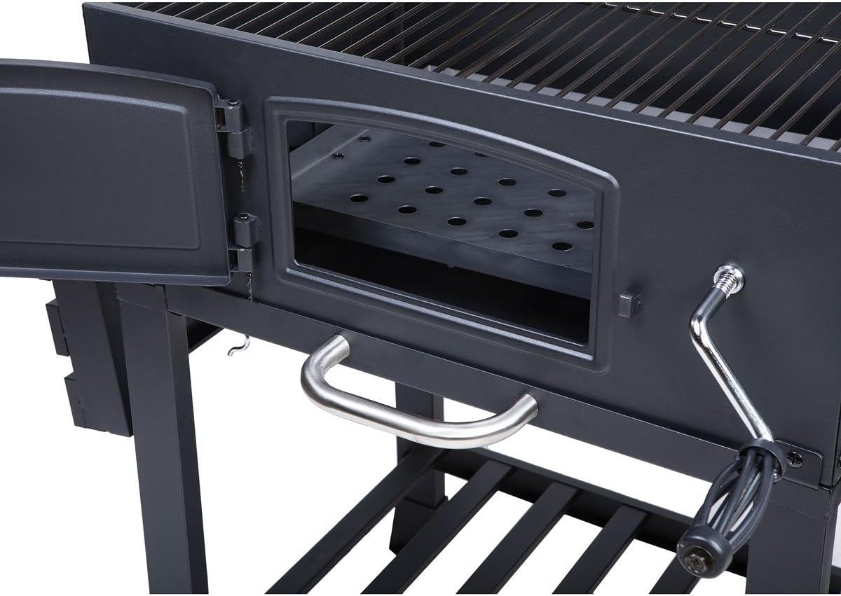 TAINO HERO XXL Smoker BBQ Grillwagen Holzkohlegrill Grill Räucherofen
