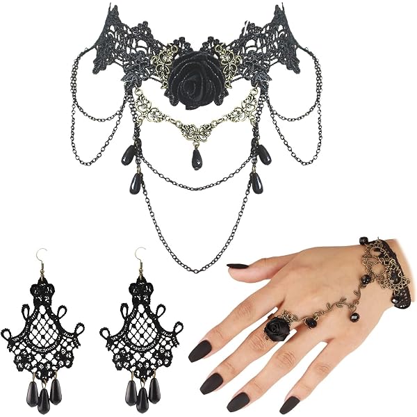 Collier Gothique Tête De Mort Kreepsville – Chaîne Réglable – Style Punk, Halloween – Noir Ou Blanc - 2