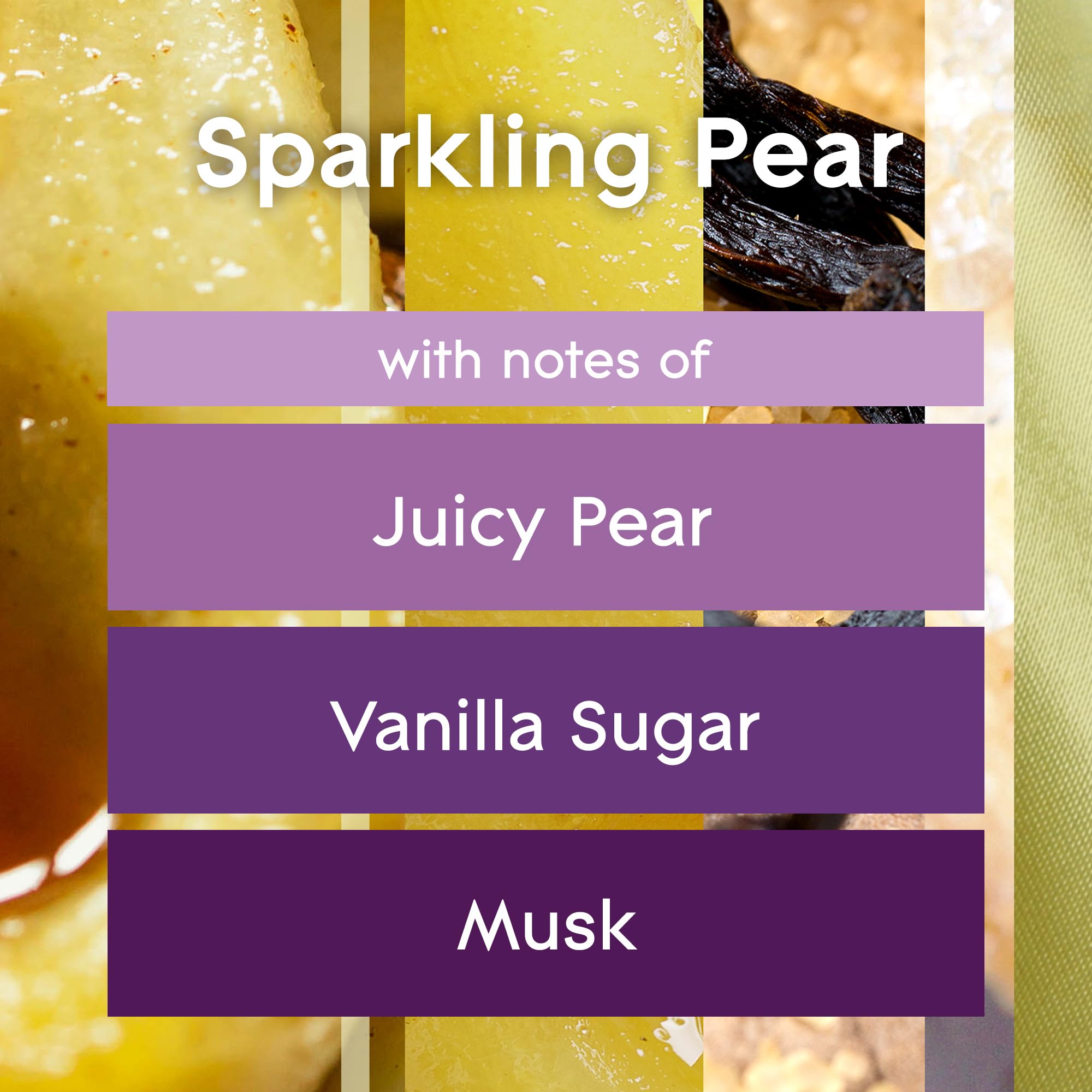 Glade Automatic Spray Refill, Air Freshener for Home and Bathroom, Sparkling Pear, 6.2 Oz, 2 Count