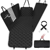 Pecute Dog Car Seat Cover 146x136 cm with Viewing Window & Side Flaps view 1
