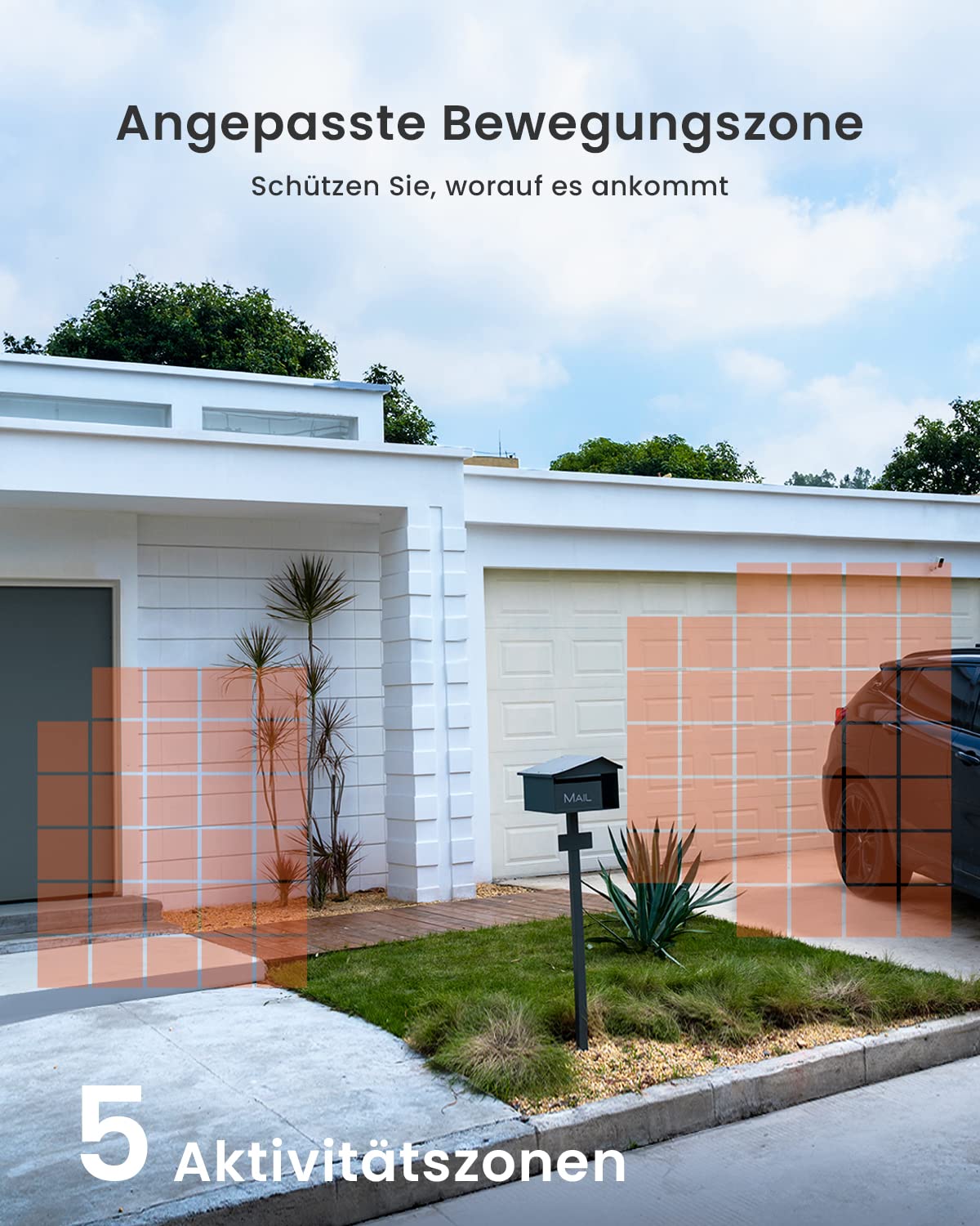 ieGeek 2K/3MP Überwachungskamera Aussen Akku，WLAN Kabellose Überwachungskamera außen/innen mit farbige Nachtsicht，PIR-Bewegungserkennung，Cloud/Memory Card，IP66，2-Wege Audio，2,4 GHz 7