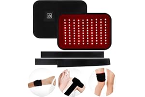 INSIFEEL Infrared Light Therapy for Body, Red Light Therapy Belt with 100Pcs Lamp Beads, Flexible Small Red Light Pad Wrap with Timer for Body Wrists Ankles Arms Elbows Neck Joints Pain Relieve