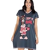 Lazy One Women's Nightgown, Funny V-Neck Sleep Shirt for Women, Novelty Pajama Tees