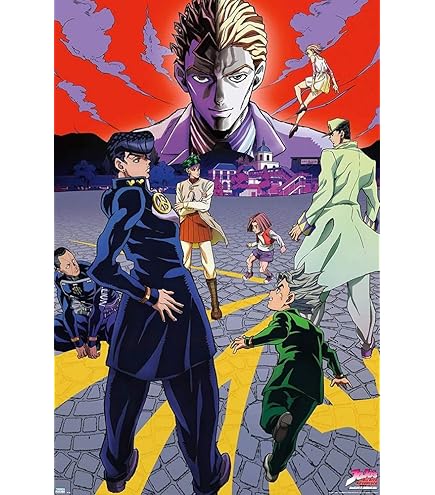 Amazon.com: JoJo's Bizarre Adventure Poster Limited Anime Version