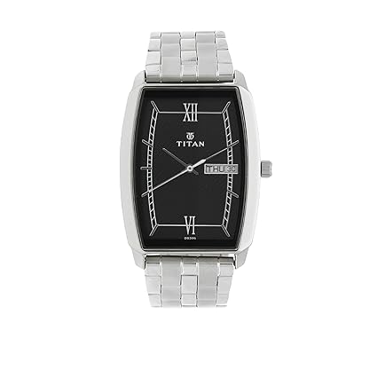 Black Dial Analogue with Day and Date (1737SM02)