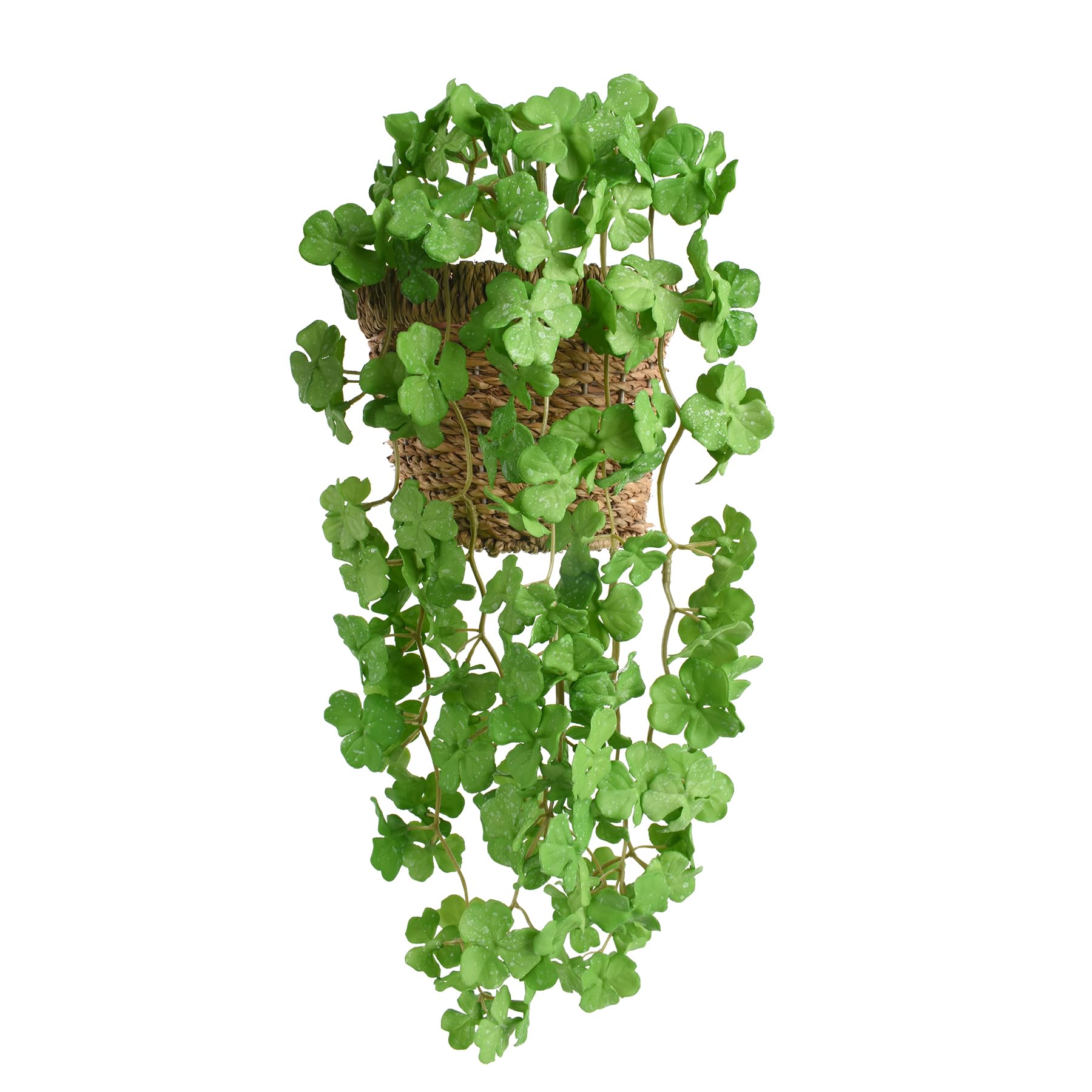 HAIOPS Artificial Clover Branches 23.6 Inch Fake
