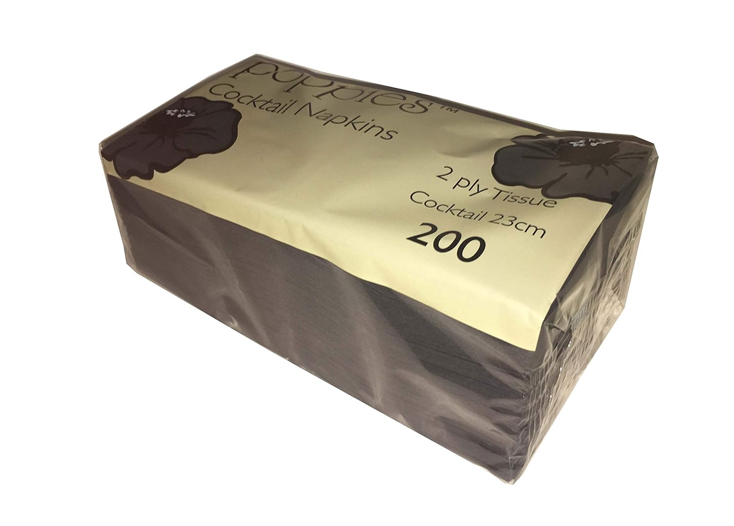 Black Tezraftaar 400 24 Cm X 24 Cm 2 Ply Cocktail Napkins Soft Paper Cocktail Napkins Tableware Party Supplies Celebration Party Supplies Tsunamicompany Tableware
