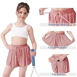 Flowy Shorts Girls Butterfly Shorts Girls Athletic