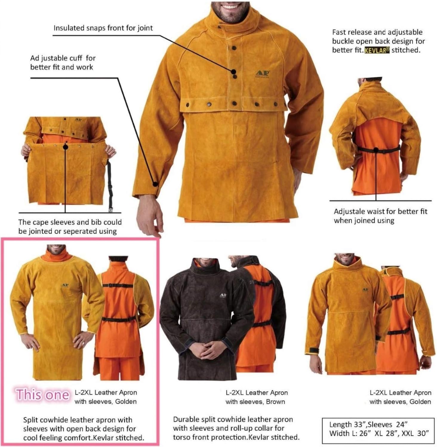 mandil, mejor mandil,delantal sodador