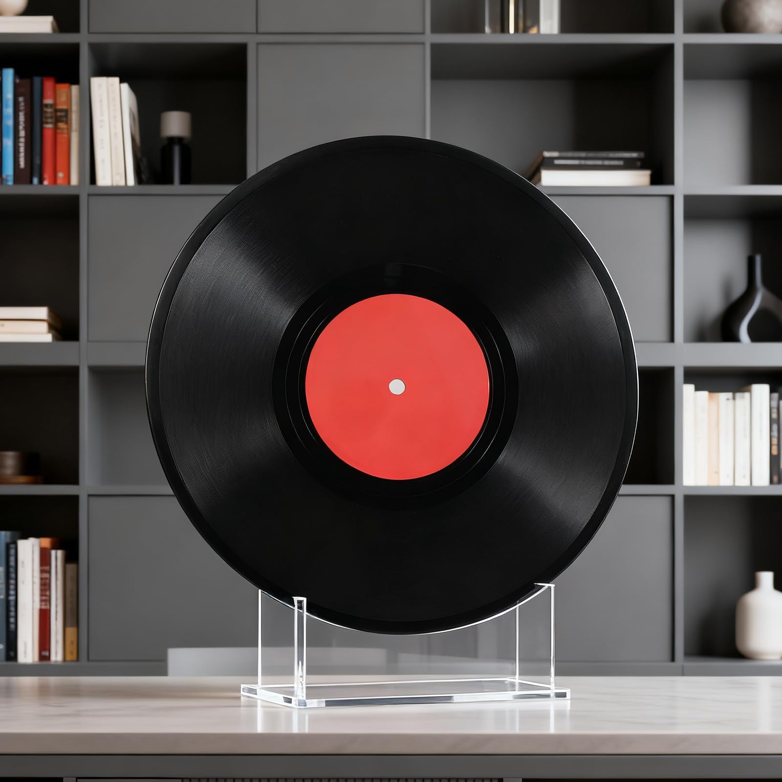 Cabilock Leere Vinyl-Schallplatten Wanddekoration Groß 30Cm 1950Er-Jahre-Rock-And-Roll-Musik Party-Dekoration Gefälschte Vinyl-Schallplatten Leere Retro-Wandaufkleber 6