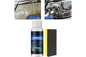 Car Headlight Restoration Kit, Headlight Cleaner, Innovative Headlight Repair Polish, Instantly Remove Oxidation, Dirt & Haze