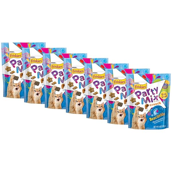 FRISKIES PURINA PARTY MIX BEACHSIDE CRUNCH, 6 OZ