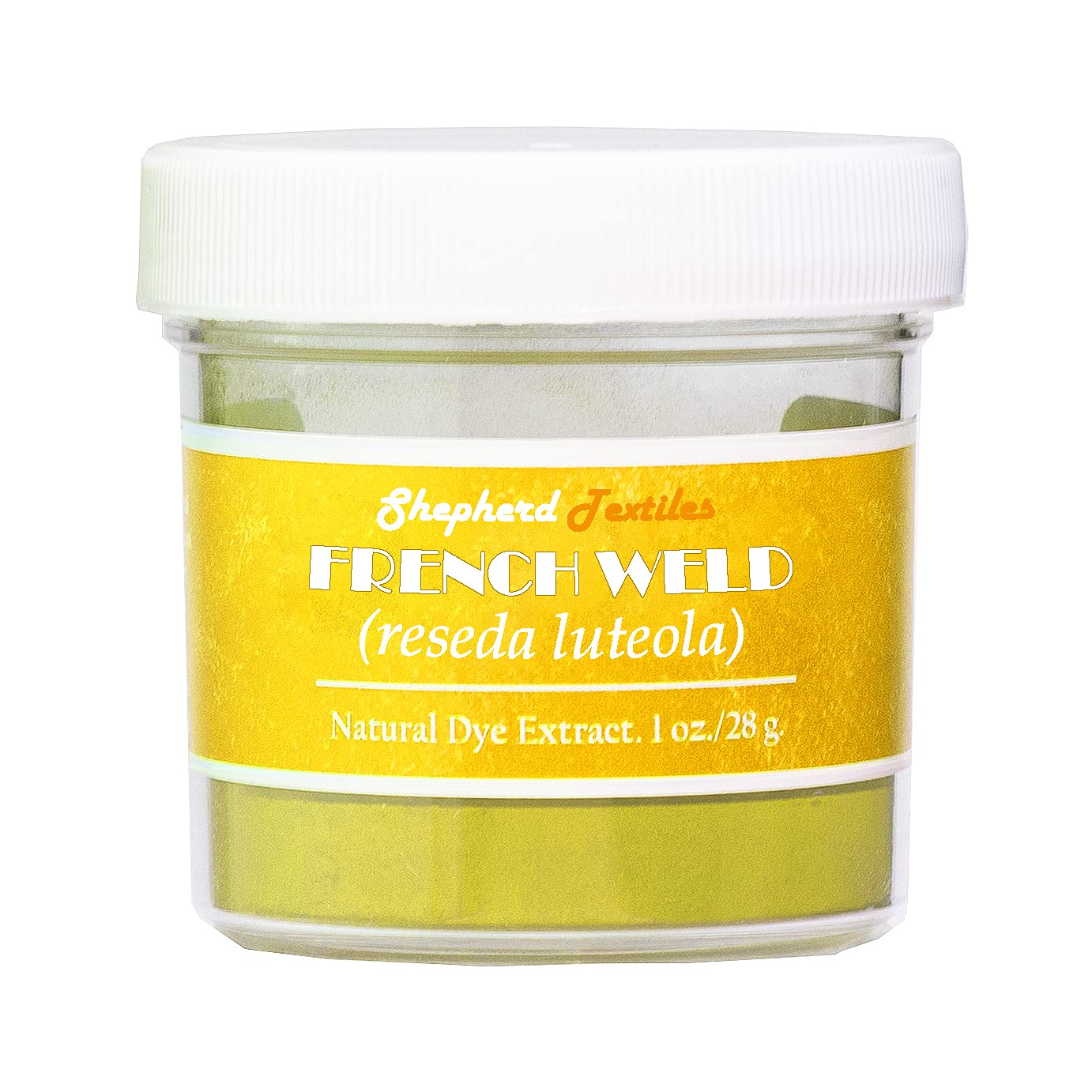 Shepherd Textiles French Weld Extract Natural Dye, 1 oz.