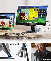 Ingnok Portable Monitor, Ultra Slim 15.6 Inch FHD