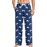 KindnessKnot Mens Pajama Pants Sleep Bottoms Lounge Mens Halloween Pajama Pants Christmas Men PJ Pants with Pockets