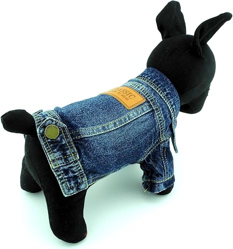 denim jacket for small dog