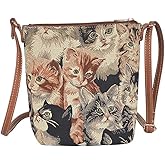 Signare Tapestry Cross-body Satchel Bag/Lightweight Purse