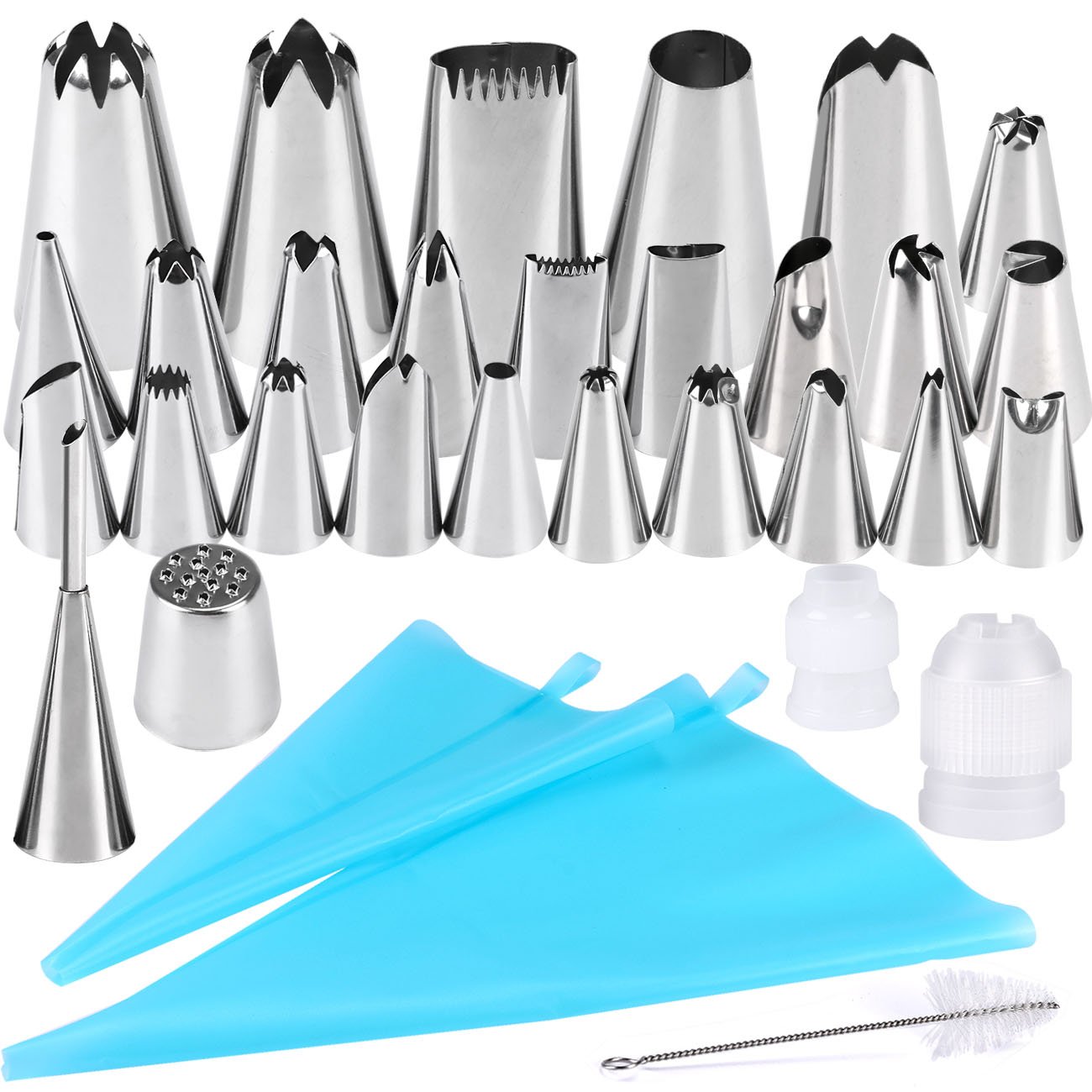 32 Pieces Cake Decorating Supplies, Cake Decorating Tip Set