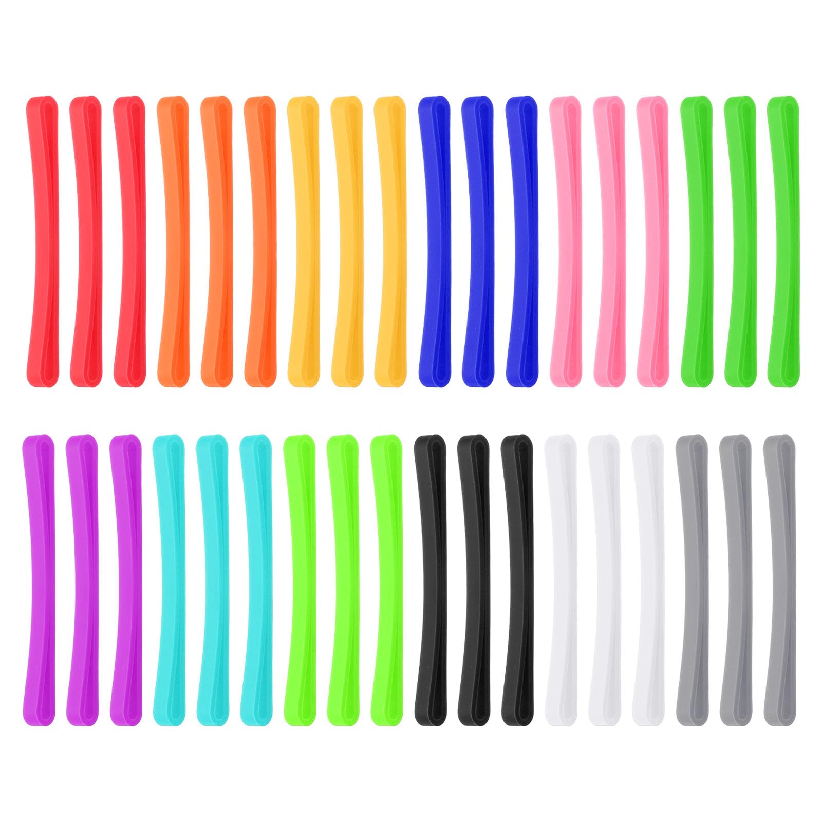 PATIKIL 3" Rubber Bands, 36 Pcs Durable Elastic Stretchy Bands for Books, Notebooks, Art, Traps, Exercise, Cooking, Multicolor