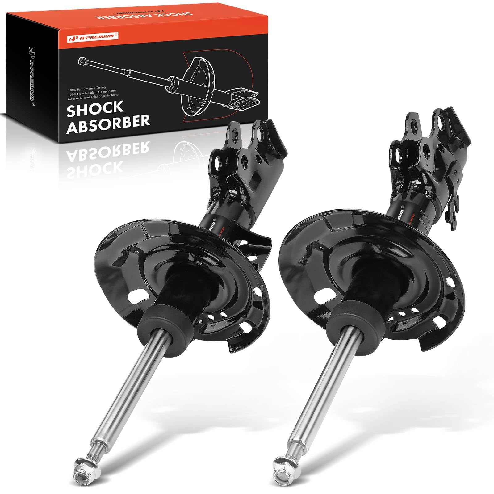 Photo 1 of ** ONLY ONE PCS **** A-Premium Front Struts Compatible with Toyota Corolla 2019-2024, Prius 2016-2022, Prius AWD-e 2019-2022, Prius Prime 2017-2022 - 2x Replacement Suspension Bare Strut Shock without Coil Spring