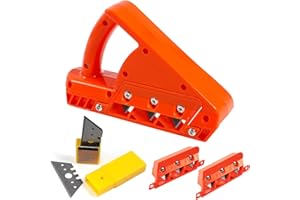 YJPPDD Drywall Cutting Tool, Plasterboard Edger Fast Cutter, Precise 45 60 Gypsum Board Chamferer With 10 Blades, Woodworking Hand Smoothing Planes, Perfect Angle Planers for Woodworkers