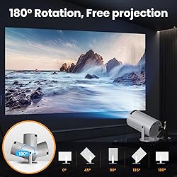 [180°Freestyle & Auto Keystone]Projector with 5G