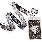 Loungefly Harry Potter Dobby All Over Print Lanyard with Dobby Charm