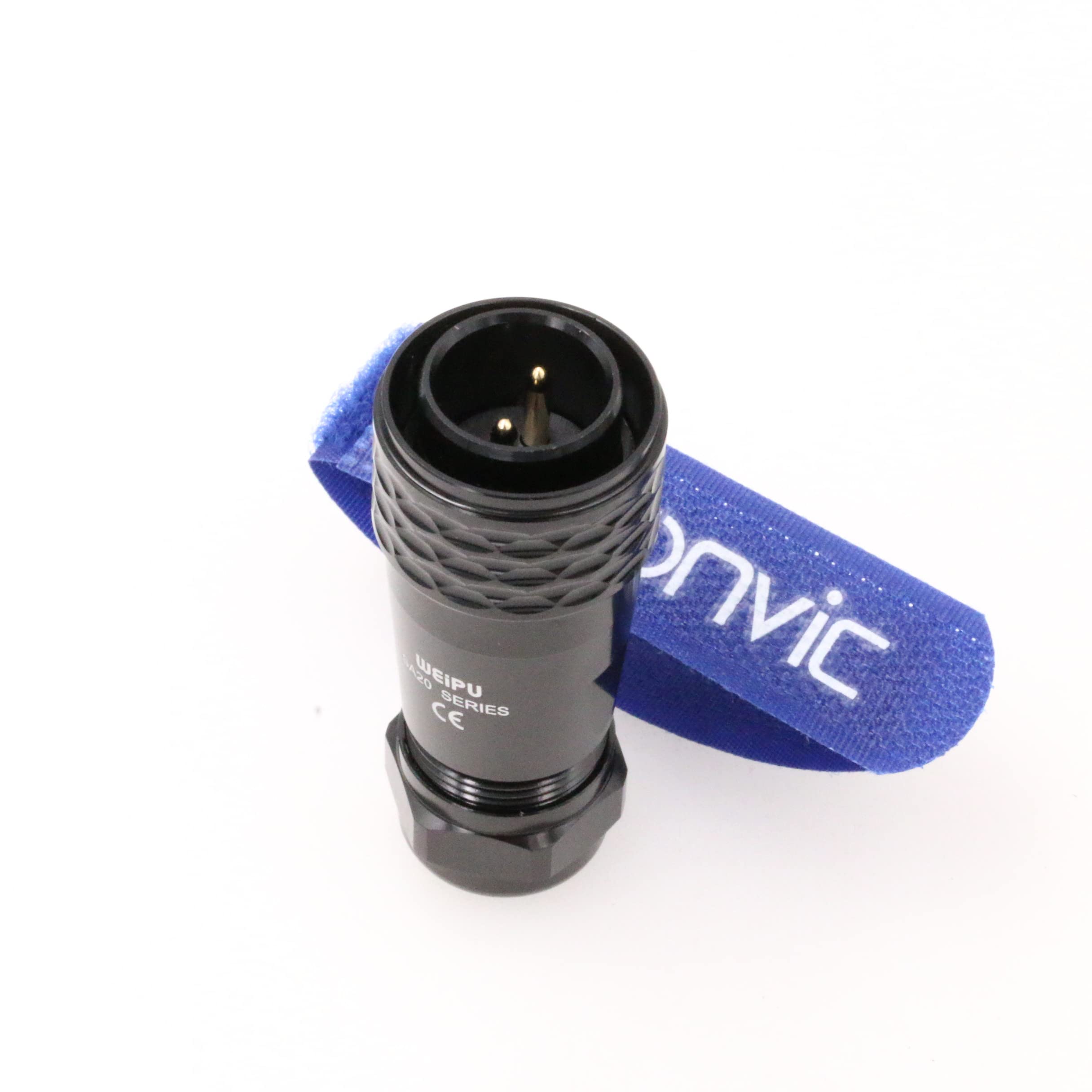 Eonvic WEIPU SA20 2Pin Waterproof Connector AC200P Aviation Circular Connector Push Pull Male 2pin Electrical Connector